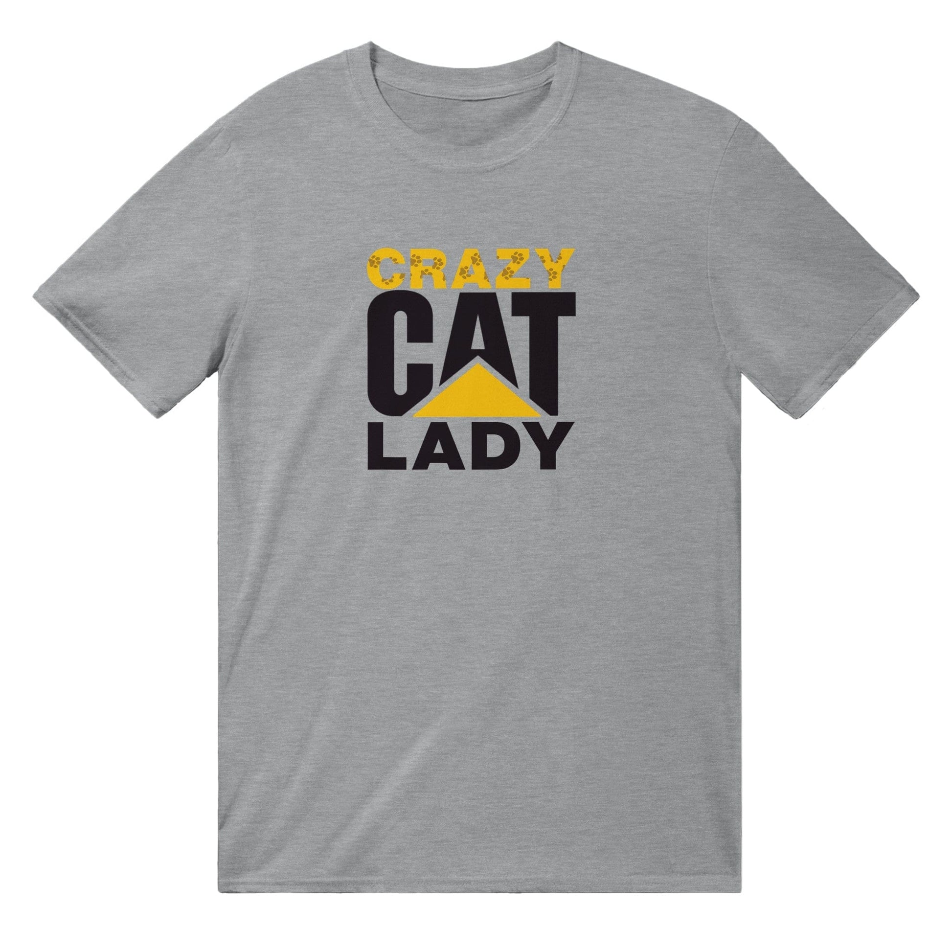 Crazy Cat Lady T-Shirt Australia Online Color Sports Grey / S