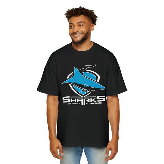 Cronulla Sharks Oversized Tee - Graphic Tees Australia Online - Graphic T-Shirts -