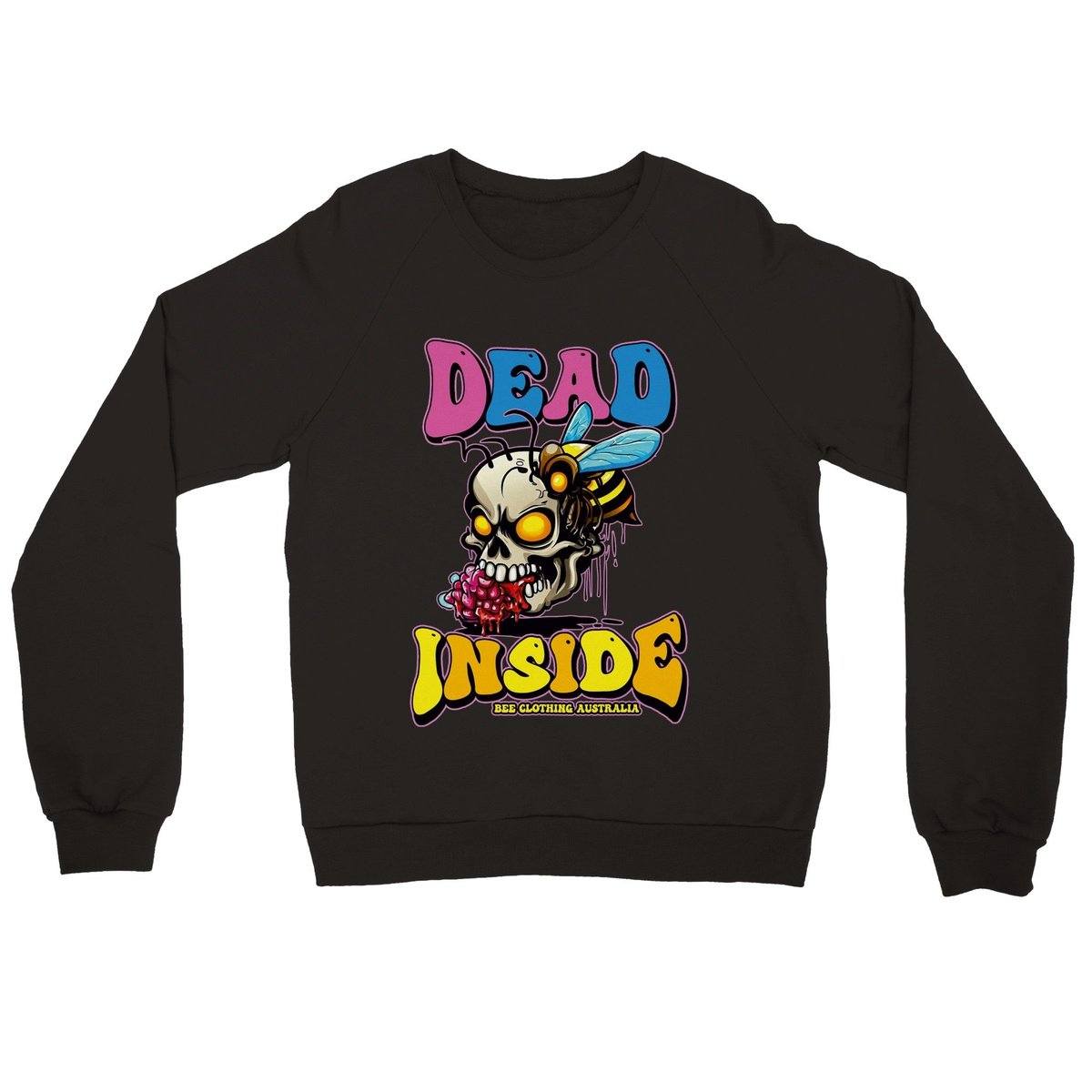 Dead Inside Jumper | Bee Jumpers Australia | Premium Unisex Crewneck Sweatshirt Australia Online Color Black / S