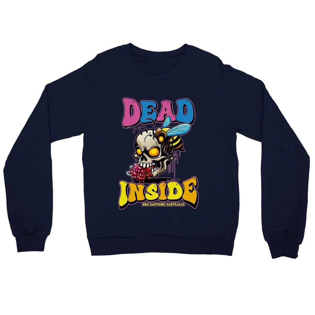 Dead Inside Jumper | Bee Jumpers Australia | Premium Unisex Crewneck Sweatshirt Australia Online Color Navy / S