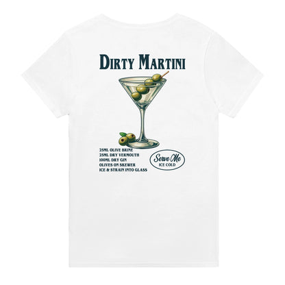 Dirty Martini T-shirt Australia Online Color White / S