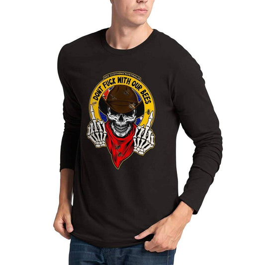Dont Fuck With Our Bees Long sleeve T-shirt Australia Online Color Black / S