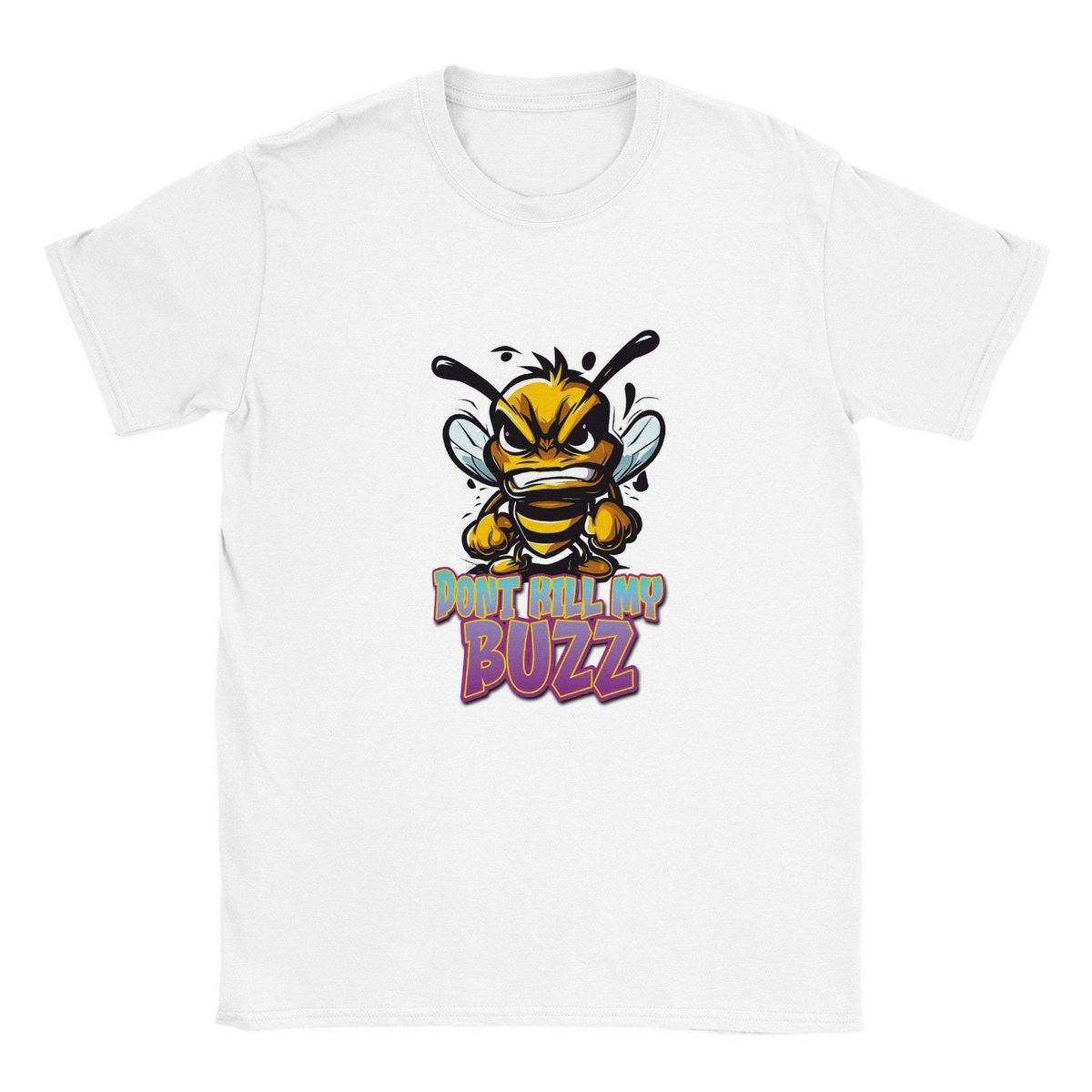 Dont Kill My Buzz - Angry Bee Kids T-shirt Australia Online Color White / XS