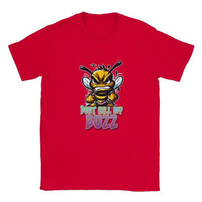 Dont Kill My Buzz - Angry Bee Kids T-shirt Kids T-Shirts Red / XS Bee Clothing Australia