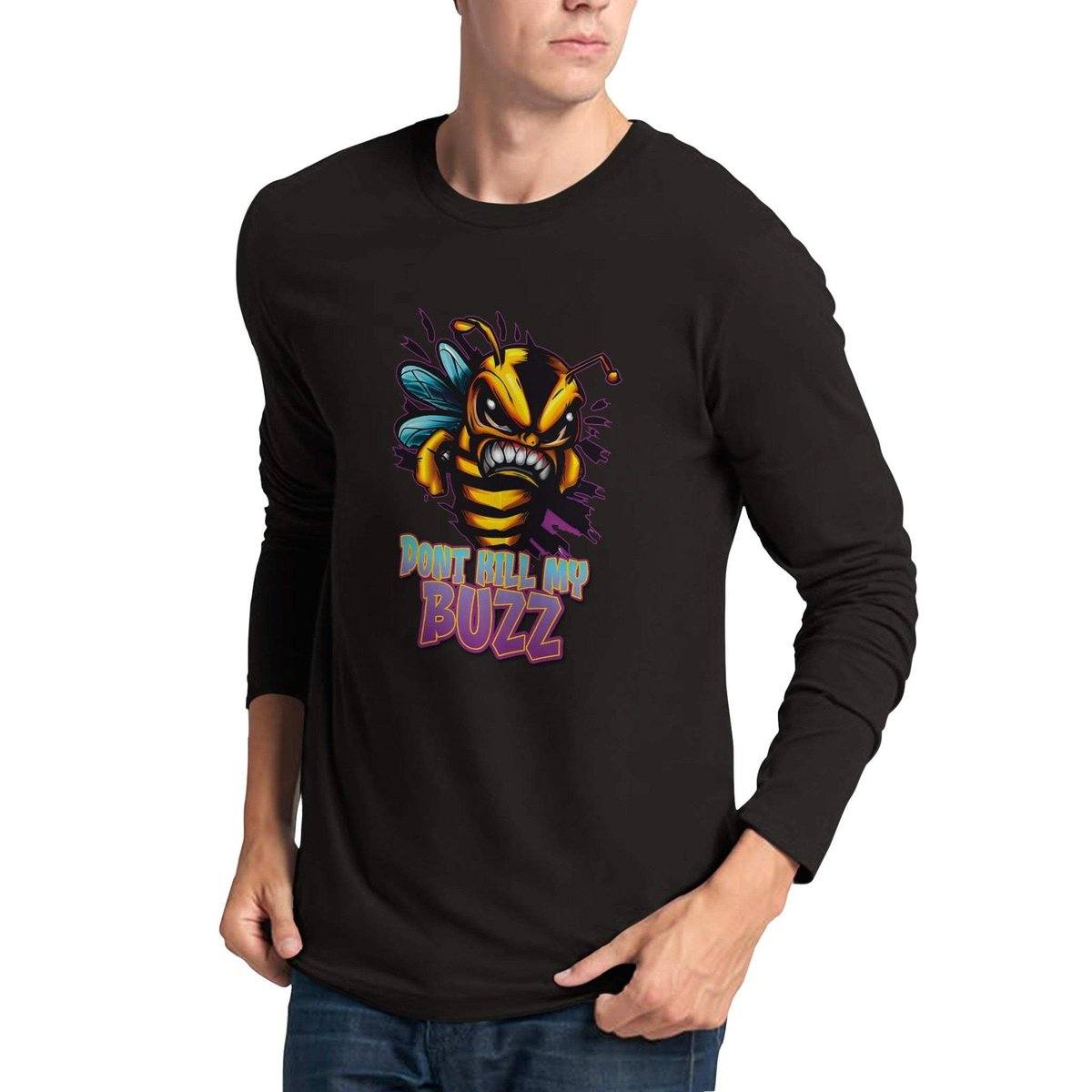 Dont Kill My Buzz Long sleeve T-shirt Australia Online Color Black / S