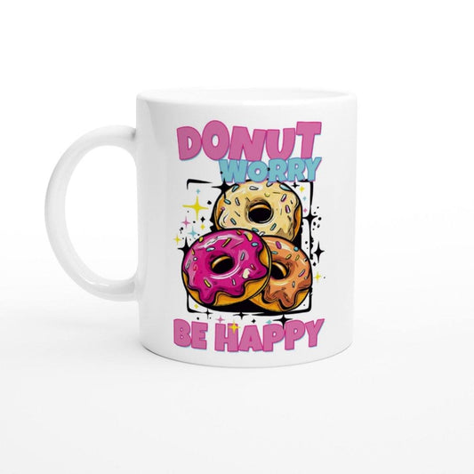 Donut Worry Be Happy Mug Australia Online Color