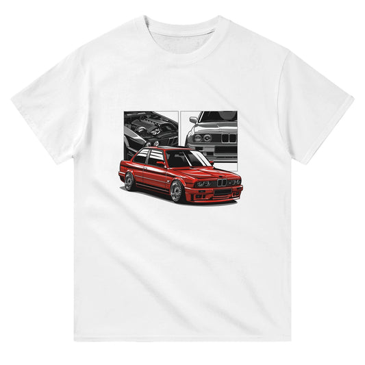 E30 BMW JDM T-shirt Australia Online Color White / S