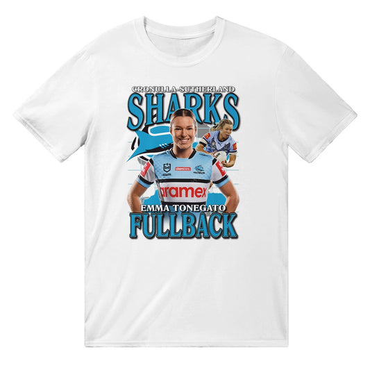 Emma Tonegato Cronulla Sharks T-shirt Australia Online Color White / S
