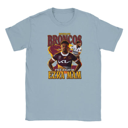 Ezra Mam Brisbane Broncos Kids T-shirt Australia Online Color Light Blue / S