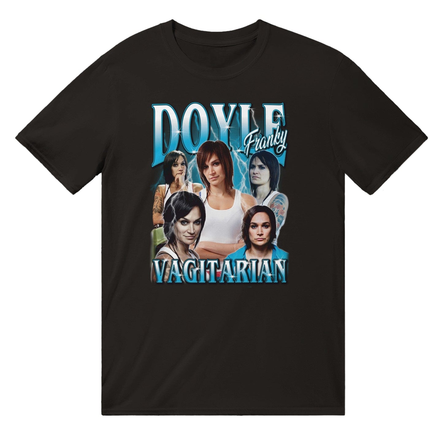 Franky Doyle Wentworth Vintage T-Shirt Australia Online Color Black / S