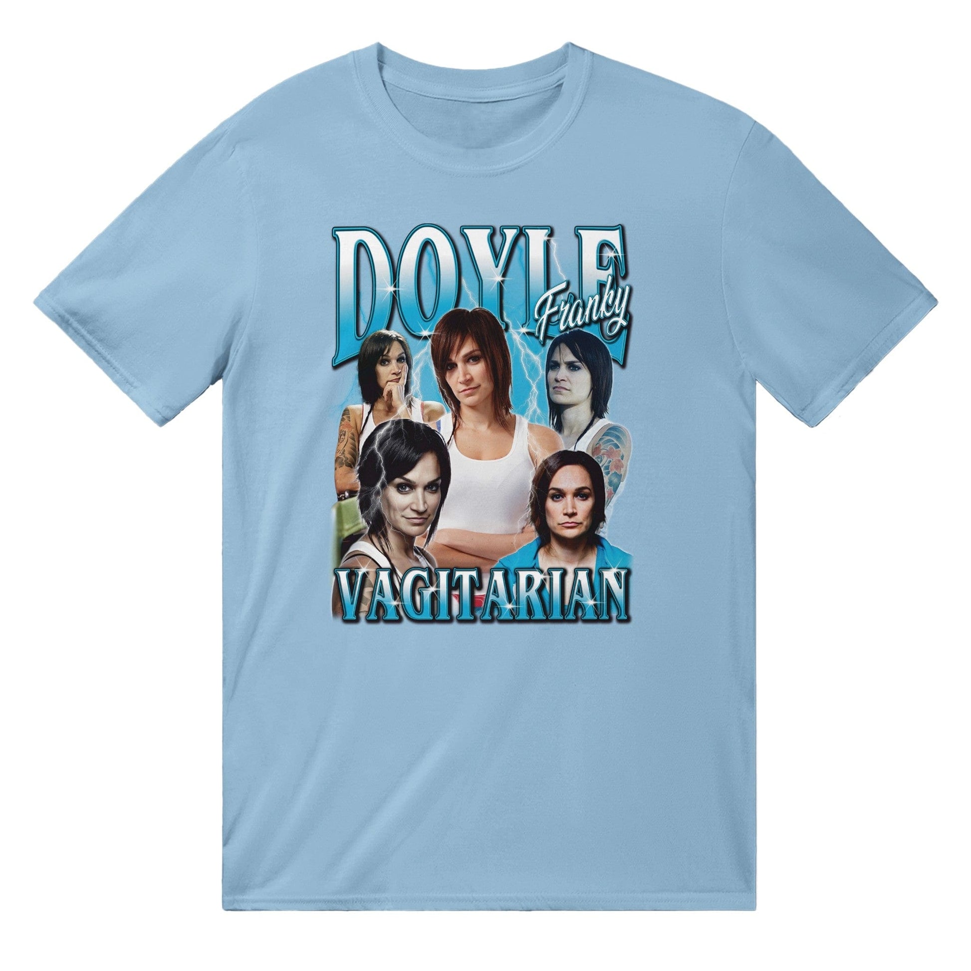 Franky Doyle Wentworth Vintage T-Shirt Australia Online Color Light Blue / S
