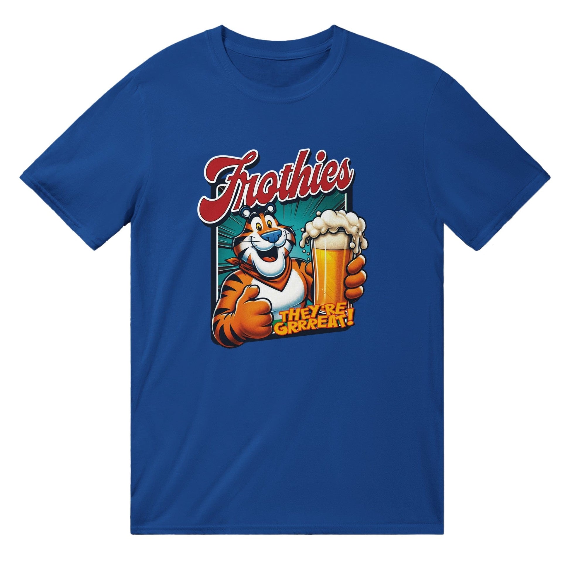 Frothies They're Grrreat! T-Shirt Graphic Tee Australia Online Royal / S
