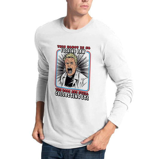 Fucking Raw T-Shirt - Gordon Ramsay Longsleeve T-shirt Australia Online Color White / S