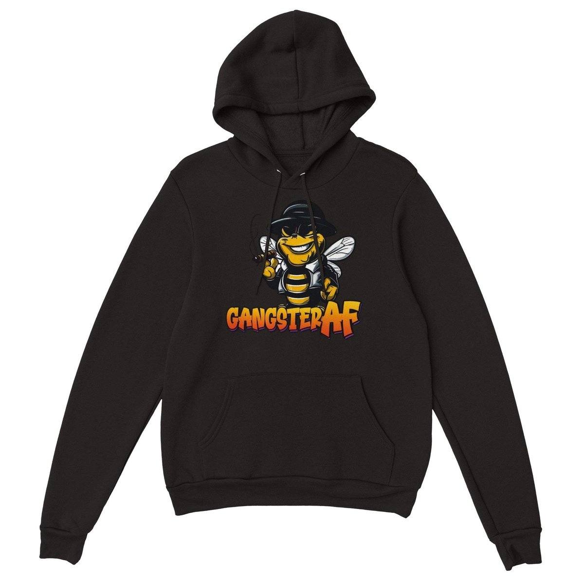 Gangster AF - Design 1 - Premium Unisex Pullover Hoodie Australia Online Color Black / XS