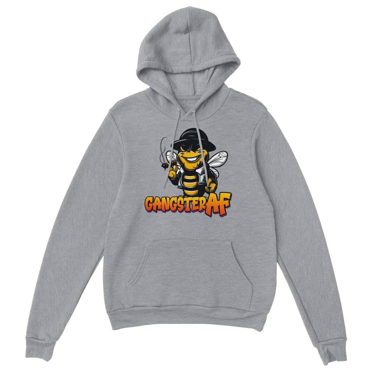 Gangster AF - Design 1 - Premium Unisex Pullover Hoodie Australia Online Color Sports Grey / XS