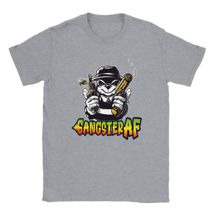 Gangster AF - Design 3 - Classic Unisex Crewneck T-shirt Australia Online Color