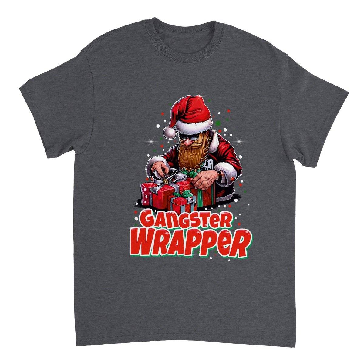 Gangster Wrapper T-Shirt Australia Online Color Dark Heather / S