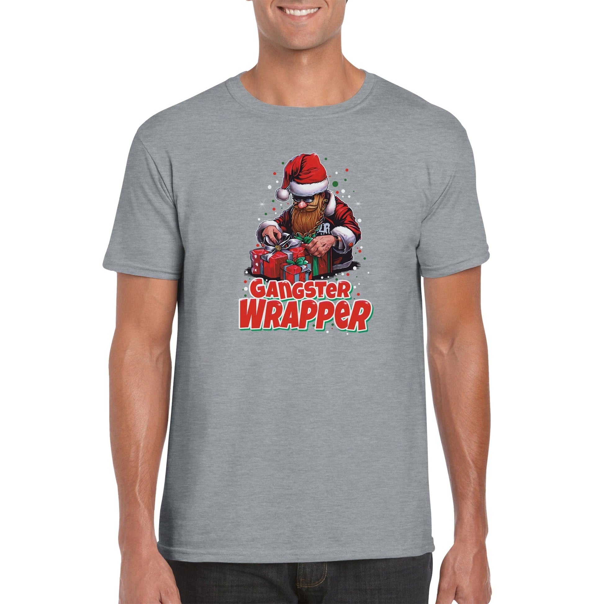 Gangster Wrapper T-Shirt Australia Online Color Sports Grey / S