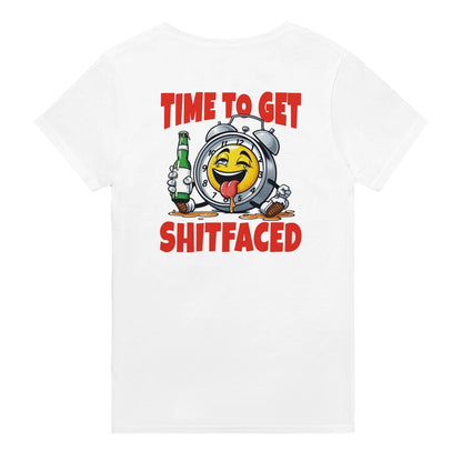 Get Shitfaced T-shirt Graphic Tee Australia Online White / S
