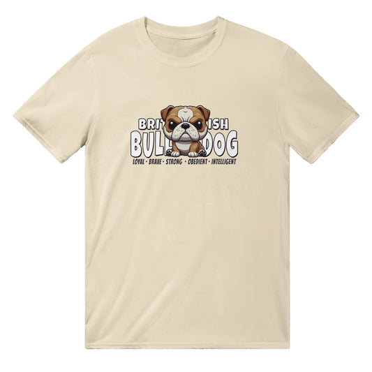 British Bulldog T-Shirt Graphic Tee Natural / S BC Australia