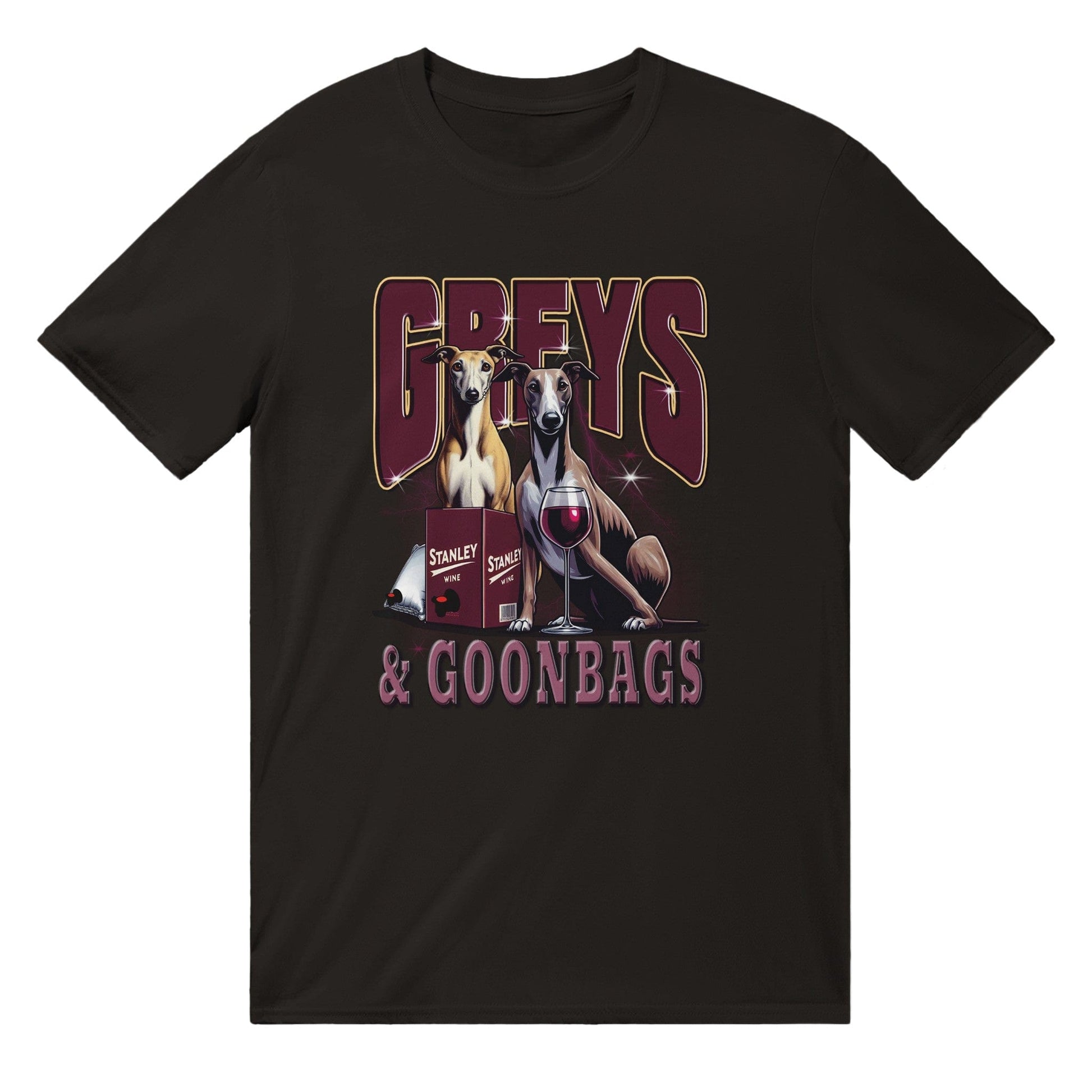 Greys And Goonbags T-Shirt Graphic Tee Black / S BC Australia