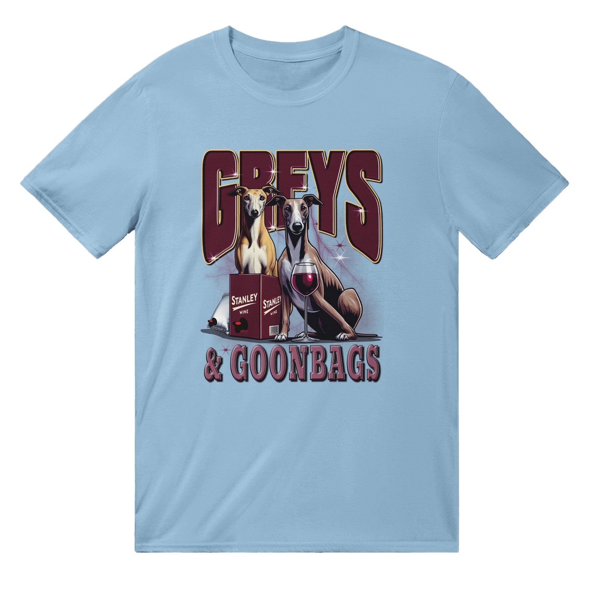 Greys And Goonbags T-Shirt Graphic Tee Light Blue / S BC Australia
