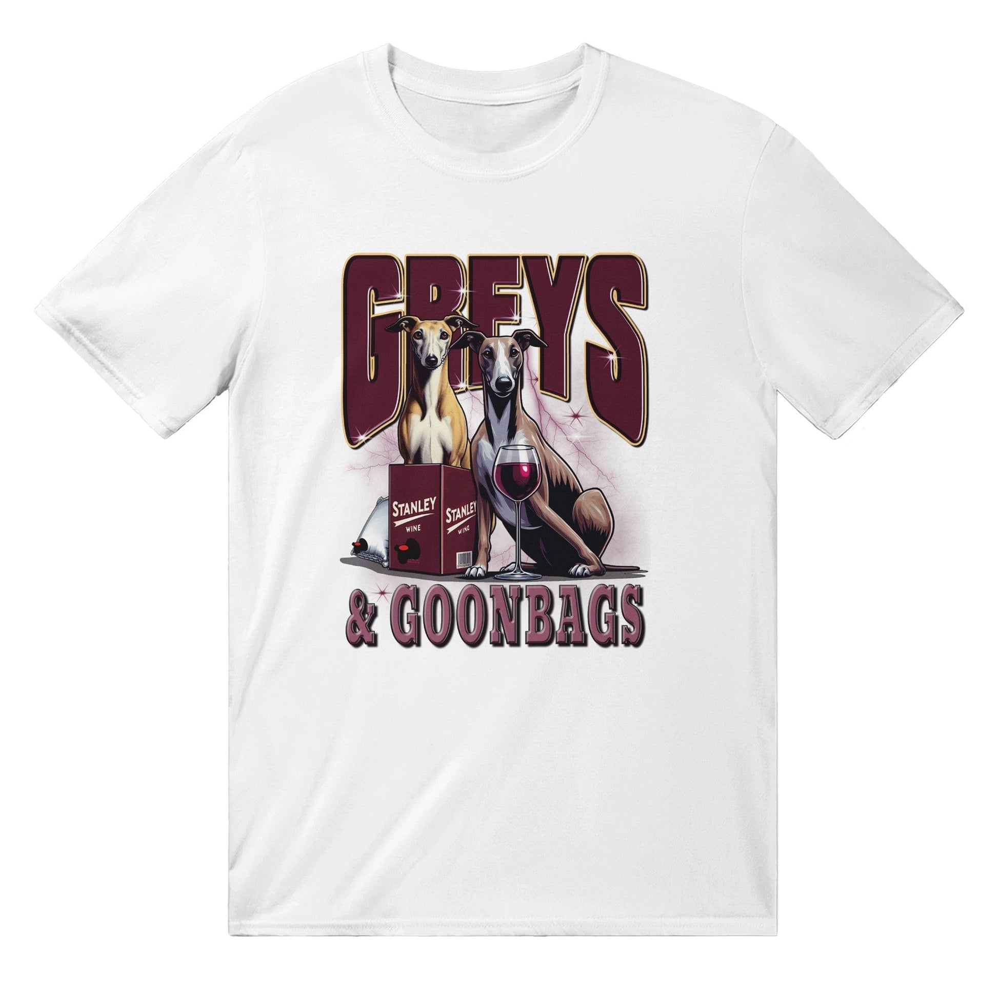 Greys And Goonbags T-Shirt Graphic Tee White / S BC Australia
