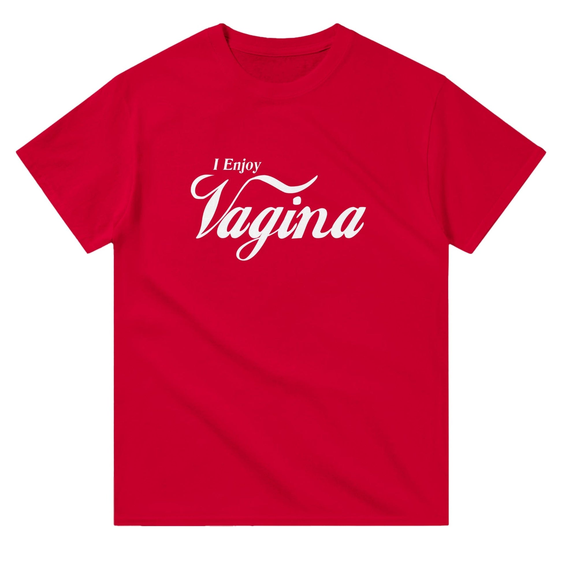 I Enjoy Vagina Coke T-Shirt Graphic Tee Red / Mens / S BC Australia