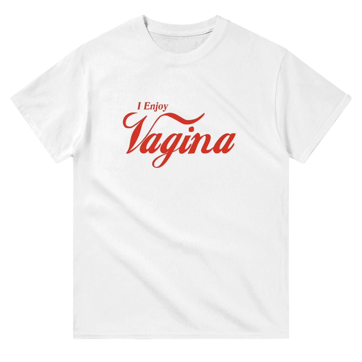 I Enjoy Vagina Coke T-Shirt Graphic Tee White / Mens / S BC Australia