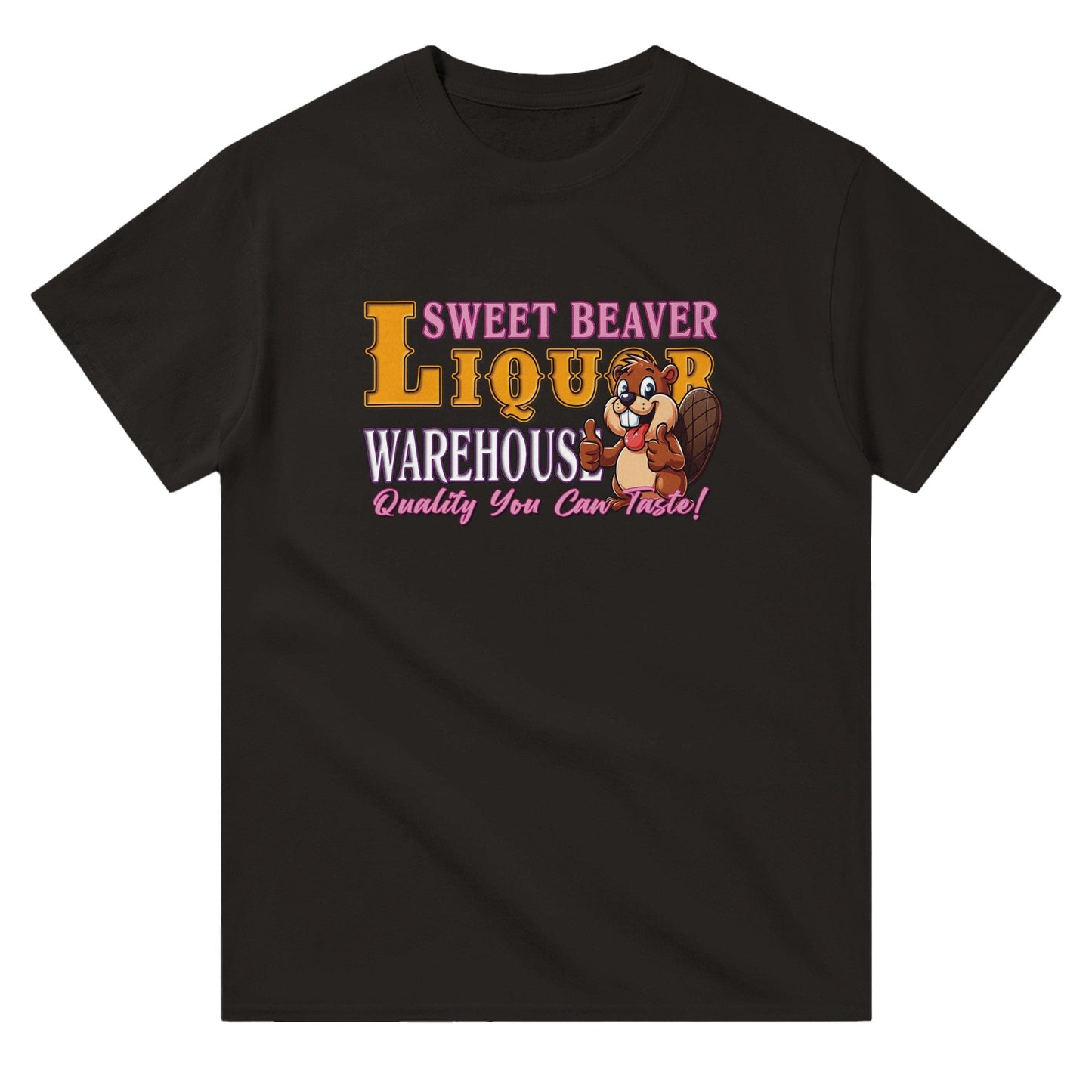 Sweet Beaver Liquor T-shirt Graphic Tee Black / S BC Australia