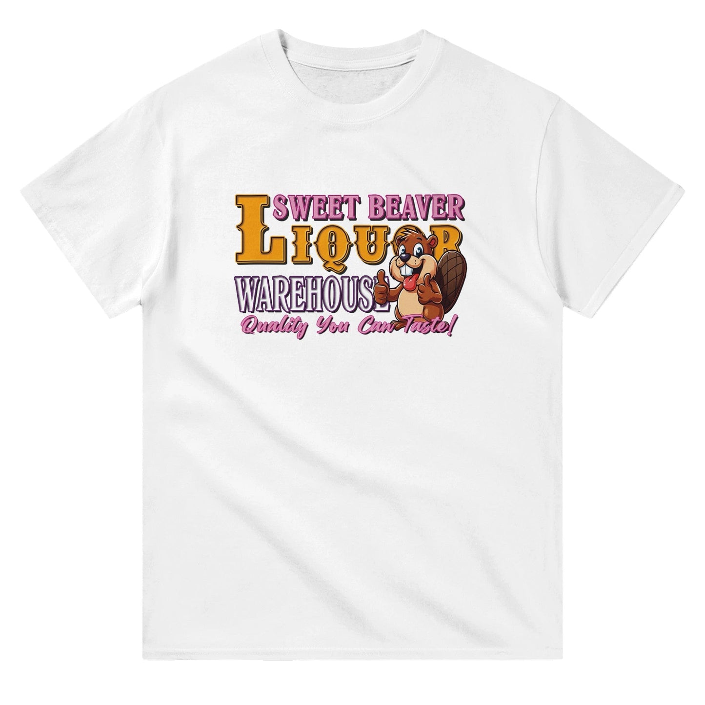 Sweet Beaver Liquor T-shirt Graphic Tee White / S BC Australia