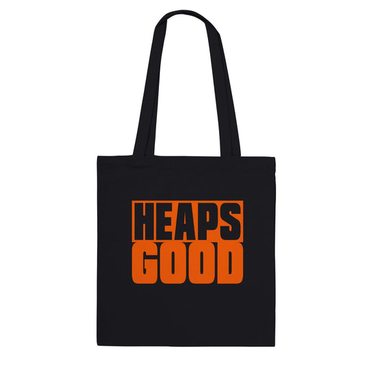 Heaps Good Tote Bag Graphic Tee Australia Online Black