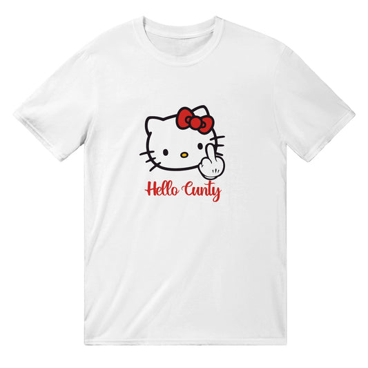 Hello Kitty Rude T-shirt Australia Online Color White / S
