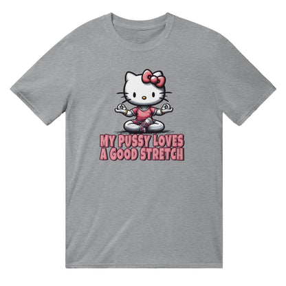 Hello Kitty Yoga T-shirt Australia Online Color Sports Grey / S