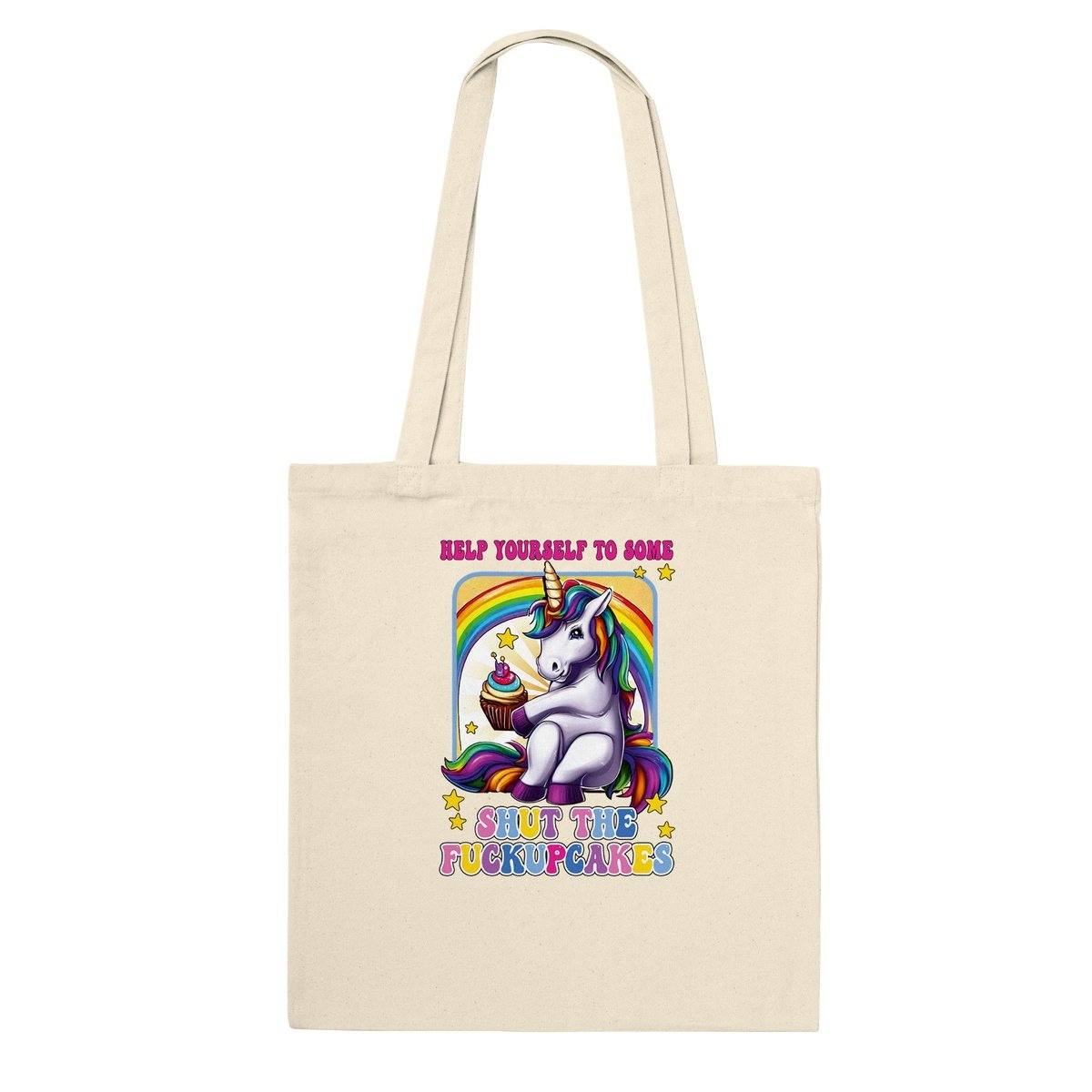 Help Yourself to some Shut The Fuckupcakes Tote Bag Australia Online Color Natural