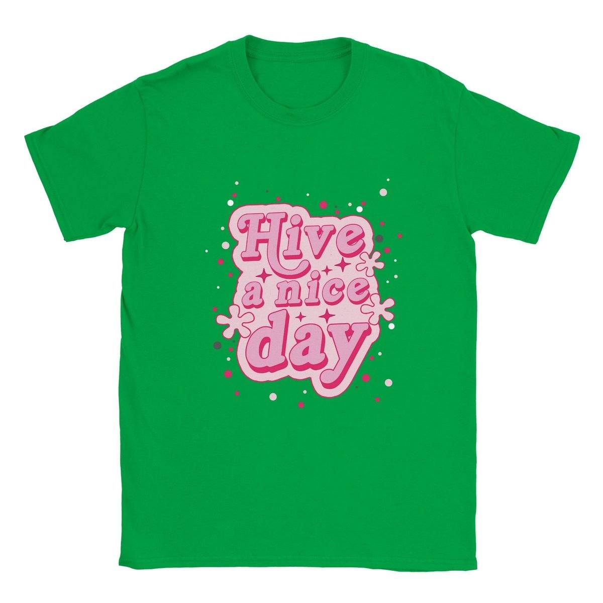 Hive A Nice Day Kids T-shirt Australia Online Color Irish Green / XS