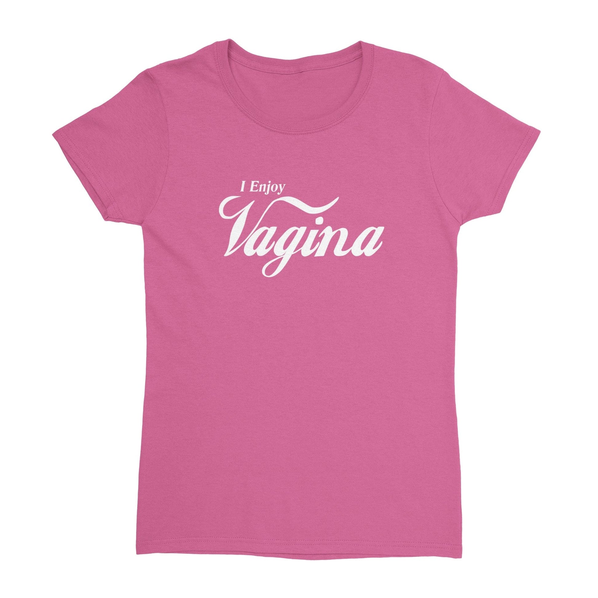 I Enjoy Vagina Coke T-Shirt Australia Online Color Azalea / Womens / S