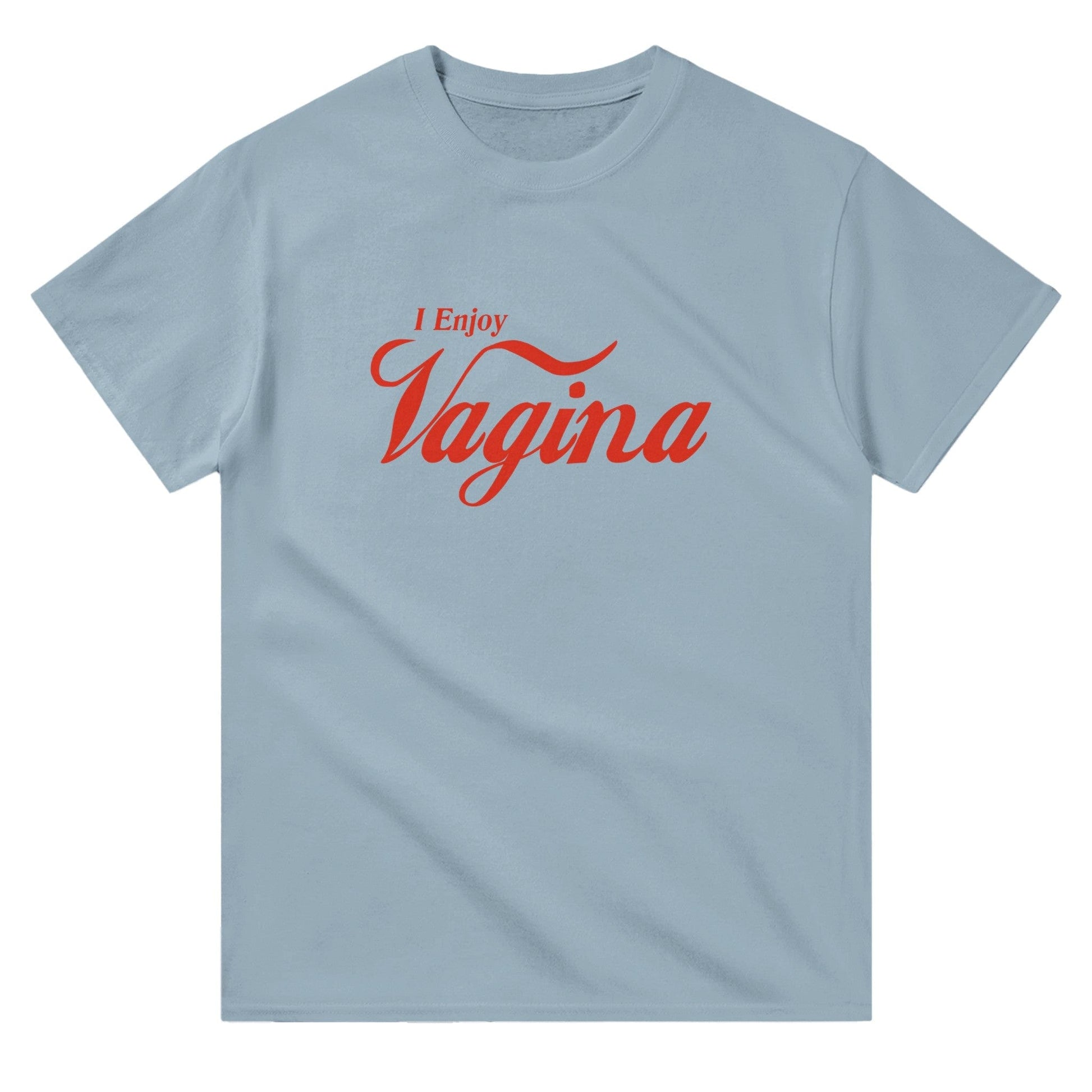 I Enjoy Vagina Coke T-Shirt Australia Online Color Light Blue / Mens / S