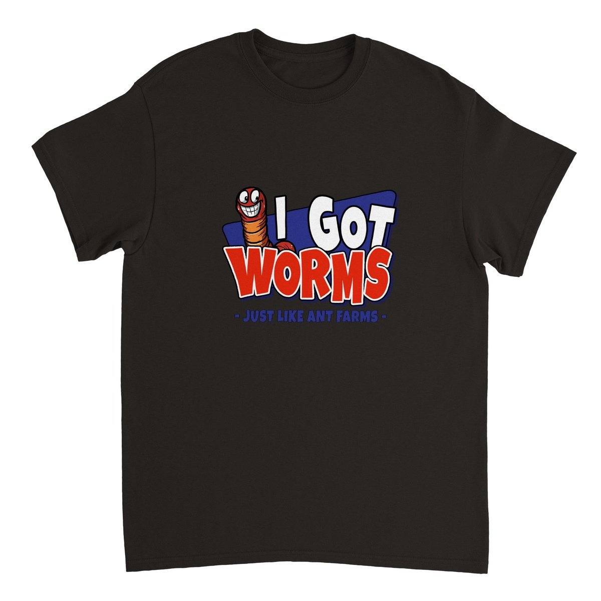 I Got Worms T-SHIRT Australia Online Color Black / S