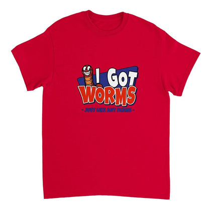 I Got Worms T-SHIRT Australia Online Color Red / S
