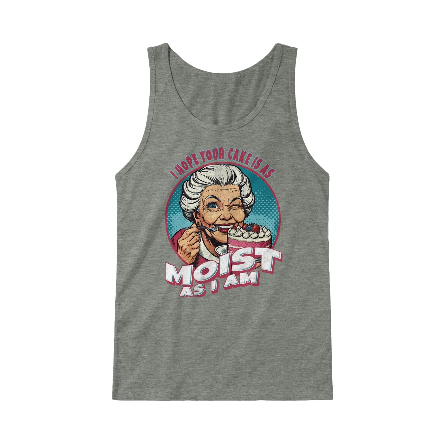 I Hope Your Cake Is As Moist As I Am Tank Top Australia Online Color Athletic Heather / S