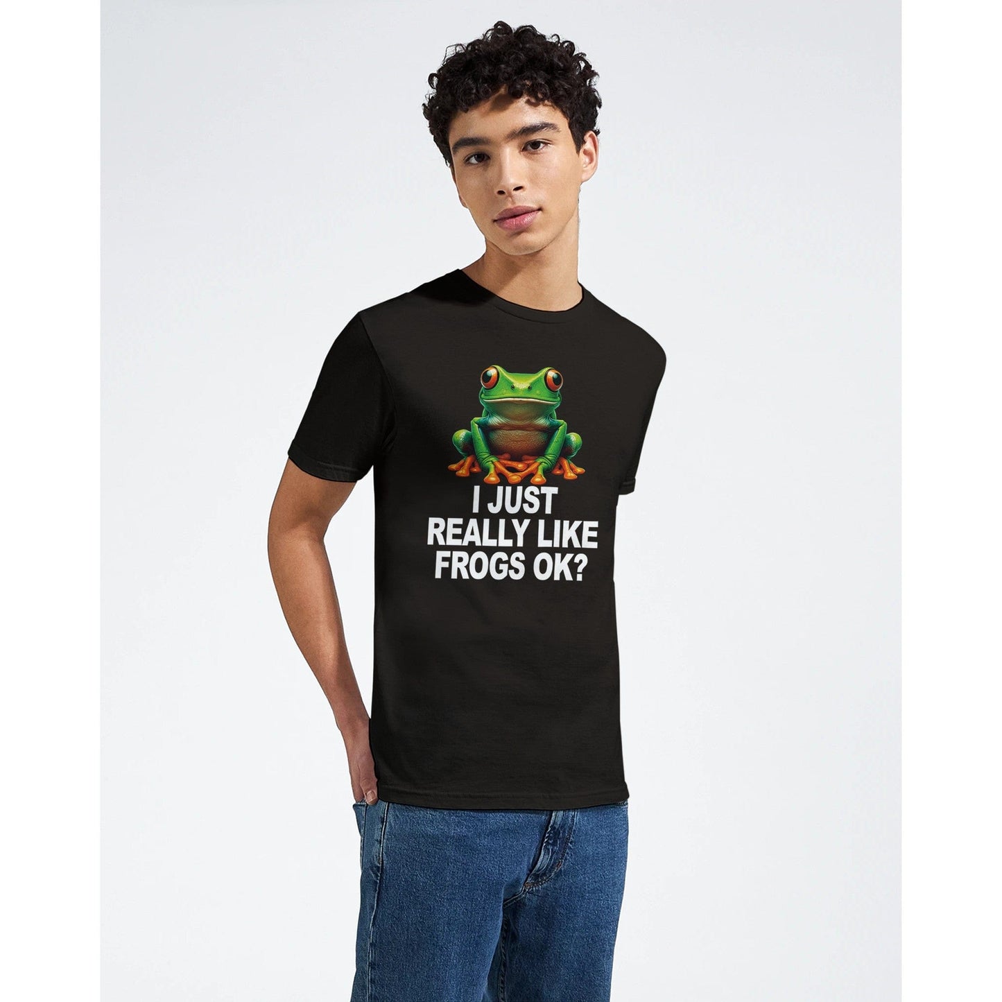I Just Really Like Frogs Ok T-Shirt Graphic Tee Australia Online