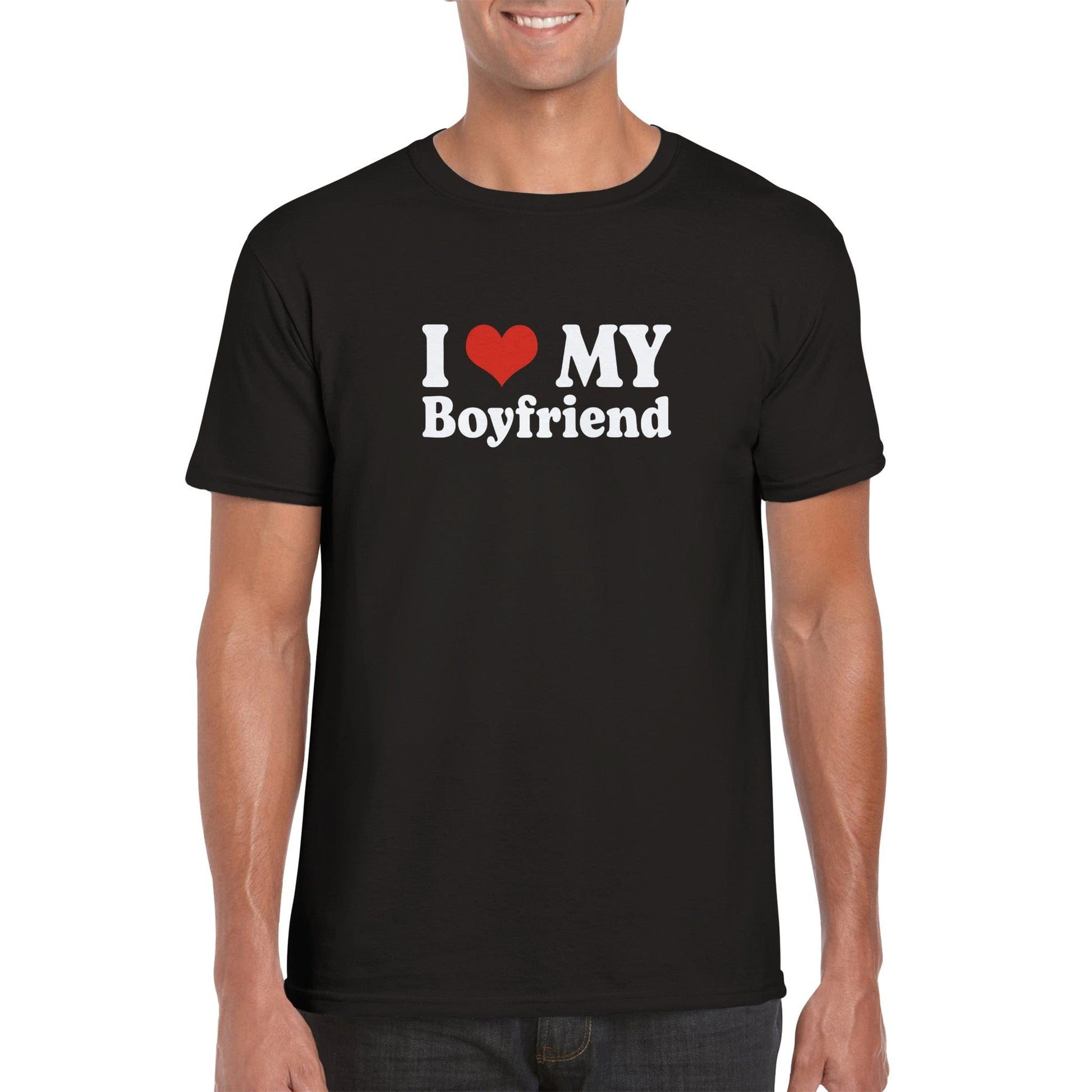 I Love My Boyfriend T-Shirt Graphic Tee Australia Online
