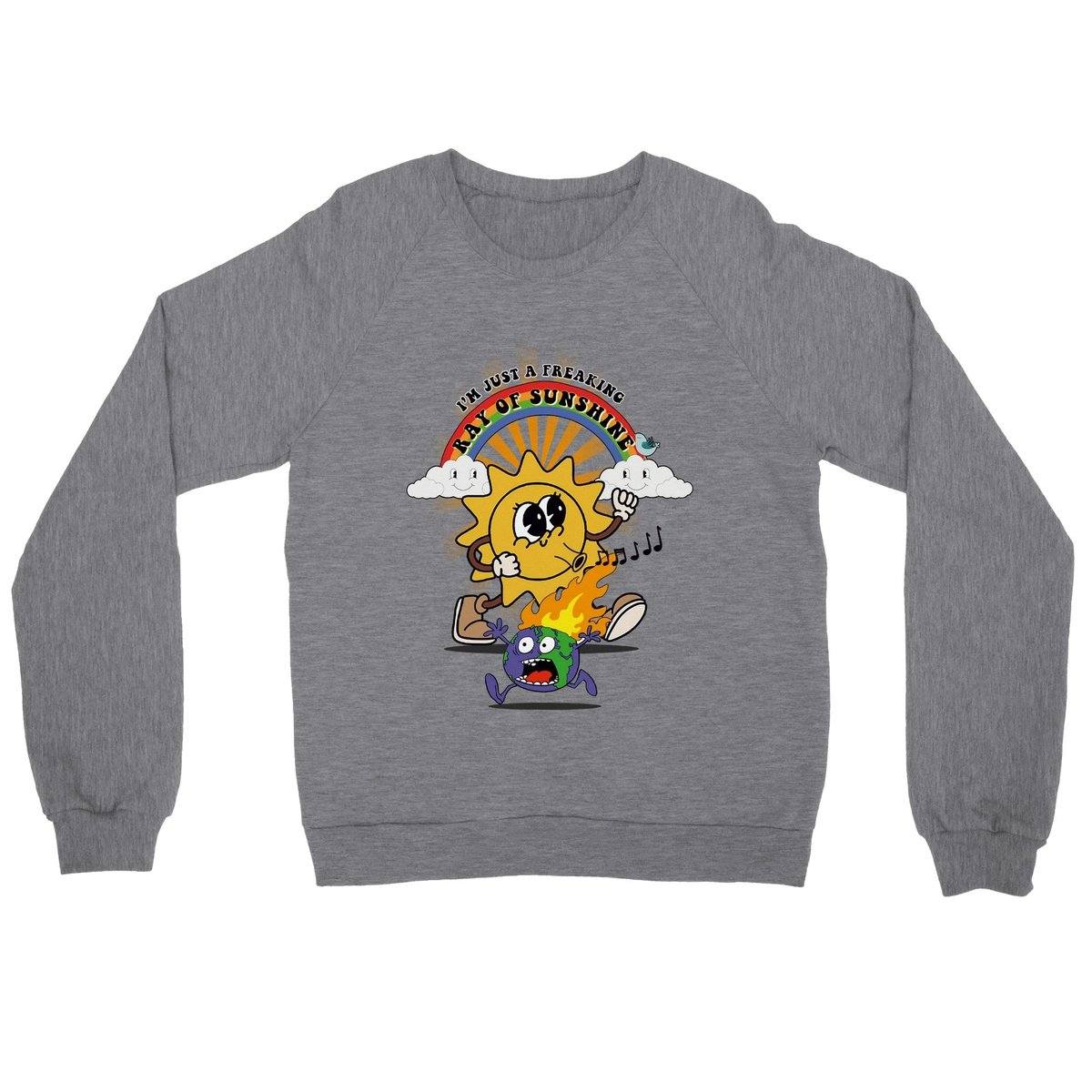 I'm Just A Freaking Ray Of Sunshine Jumper Australia Online Color Heather Gray / S