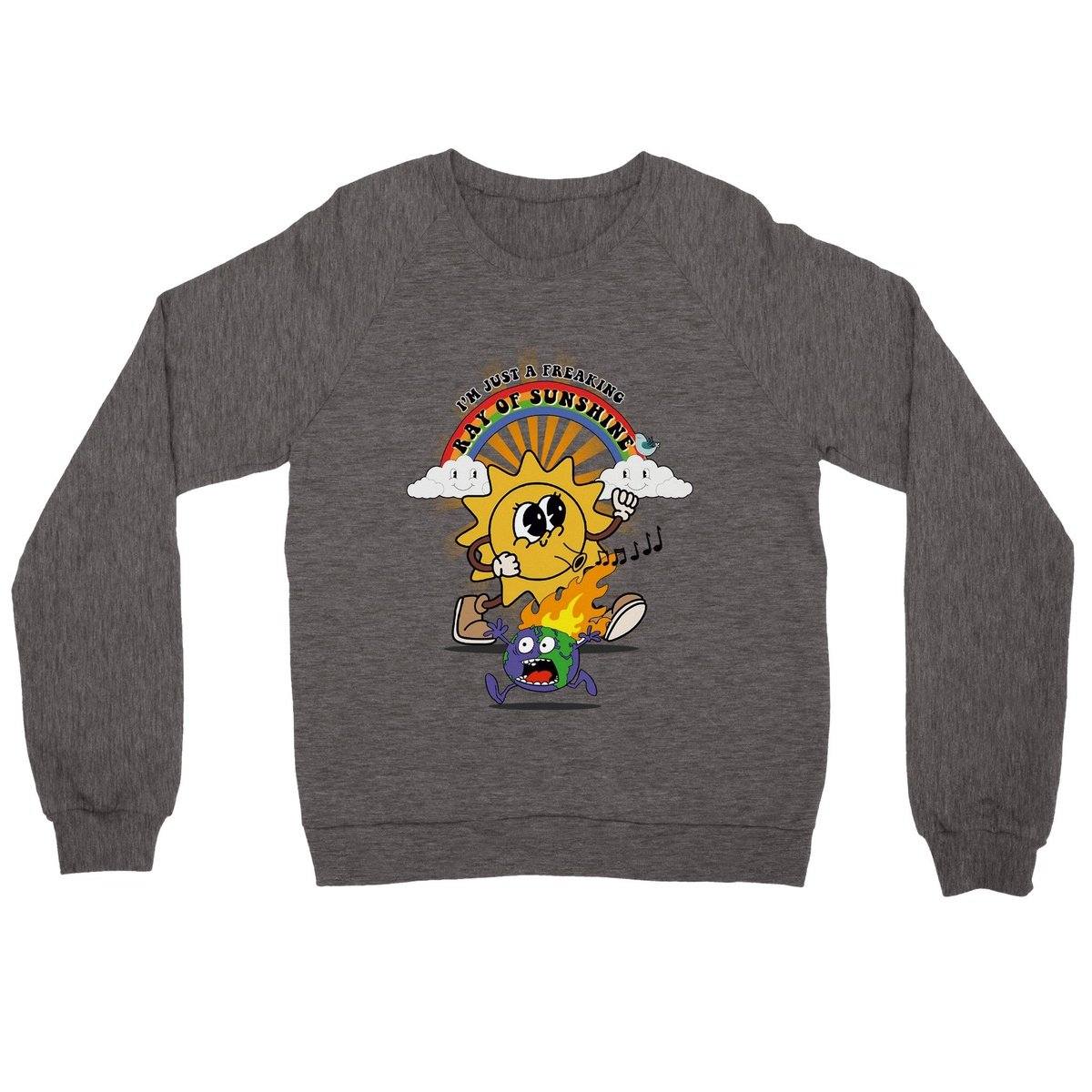 I'm Just A Freaking Ray Of Sunshine Jumper Australia Online Color Charcoal Heather / S