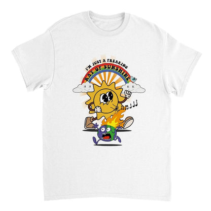 I'm Just A Freaking Ray Of Sunshine T-Shirt Australia Online Color White / S