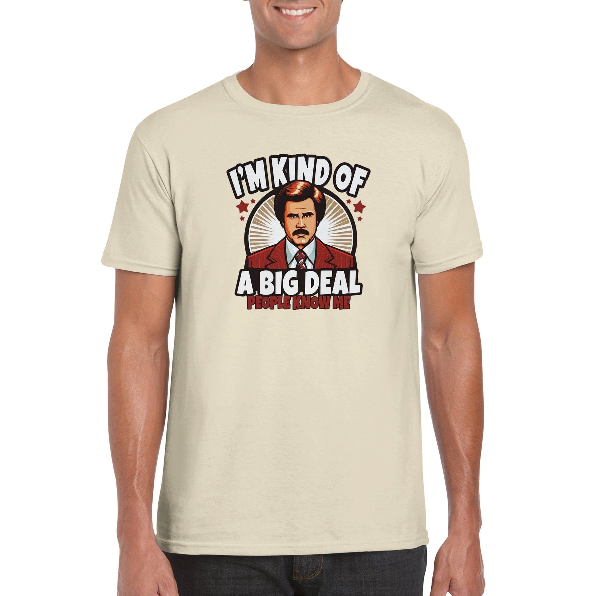 I'm Kind Of A Big Deal Ron Burgundy T-shirt Australia Online Color