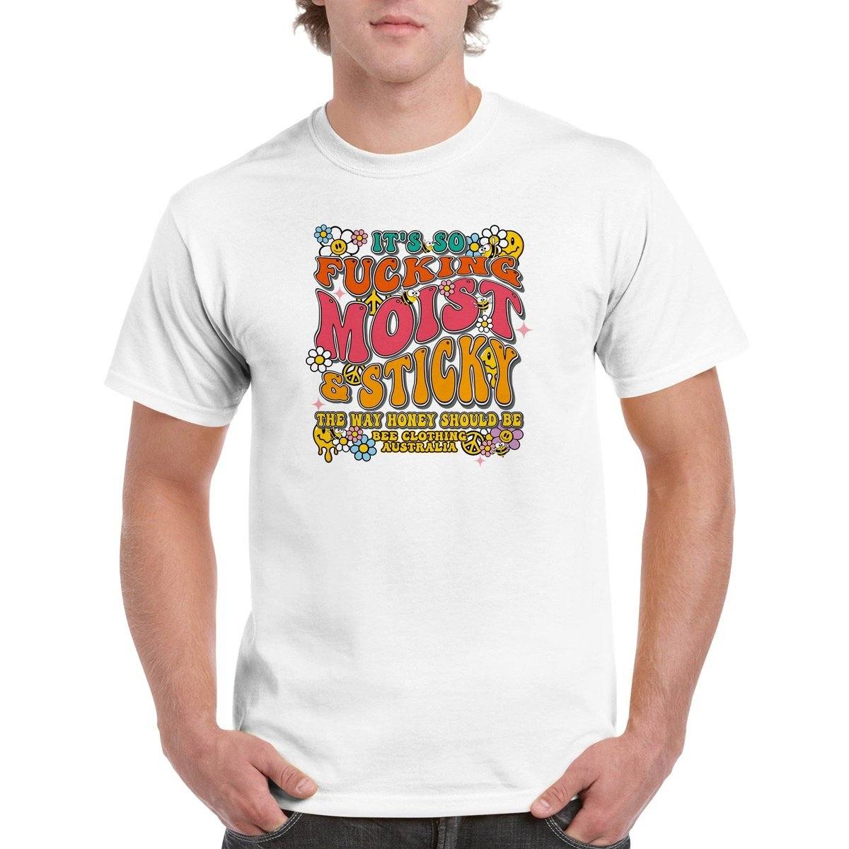 It's So Fucking Moist - Groovy Moist T-Shirt - Unisex Crewneck T-shirt Australia Online Color