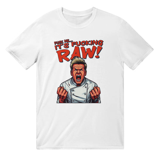 Its Raw T-Shirt Graphic Tee Australia Online White / S