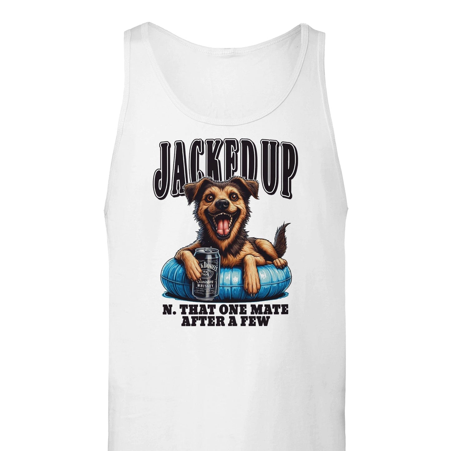 Jacked Up Tank Top Australia Online Color White / XS